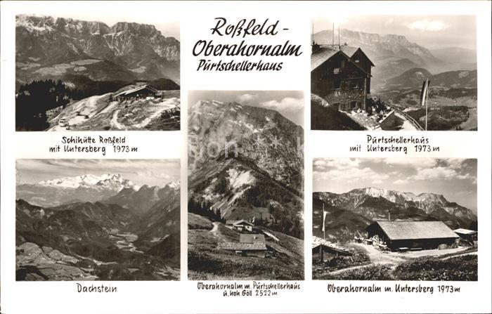 Rossfeldhuette Oberahornalm Purtschellerhaus