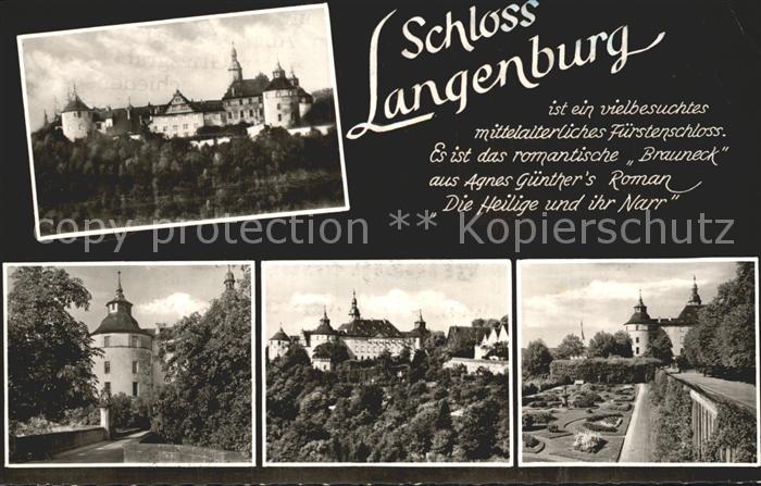 Langenburg Wuerttemberg Schloss Langenburg Brauneck