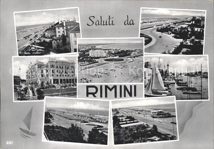 Rimini Hafen Strand