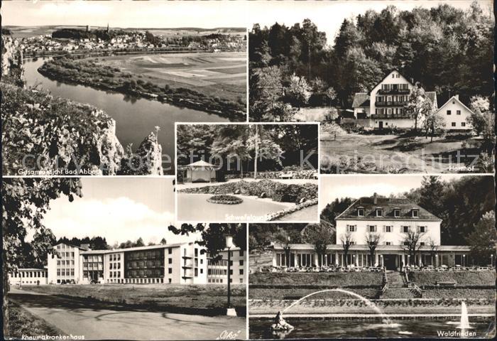 Bad Abbach Kurverwaltung Waldfrieden Rheumakrankenhaus