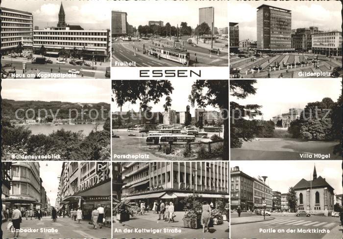 Essen Ruhr Gildenplatz Villa-Huegel Porscheplatz Limbecker-Strasse