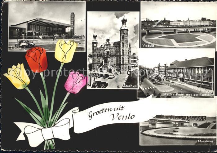 Venlo Stadhuis Vaidukt Station Maasbrug