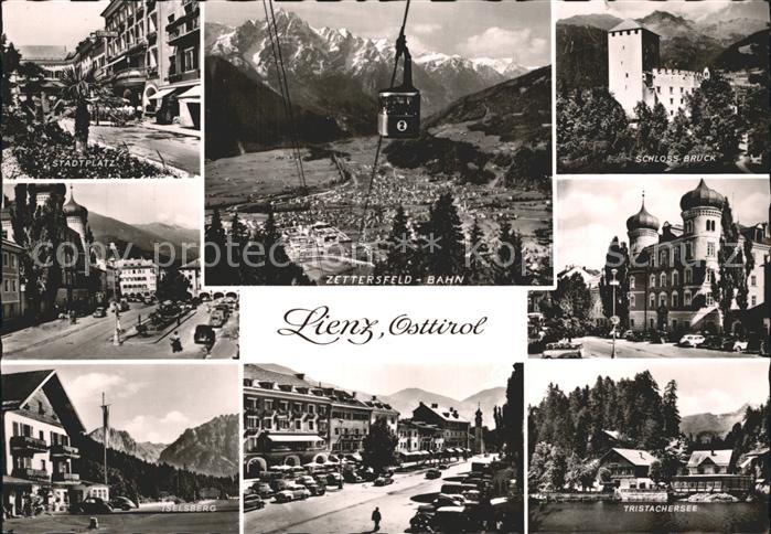 Lienz Tirol Zettersfeld-Bahn Schloss-Bruck Tristachersee