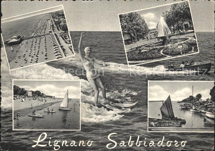 Lignano Sabbiadoro Strand Wasserskie