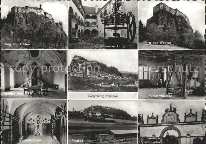Riegersburg Burghot Fuerstenzimmer Freibad Waffenkammer Weisser Saal