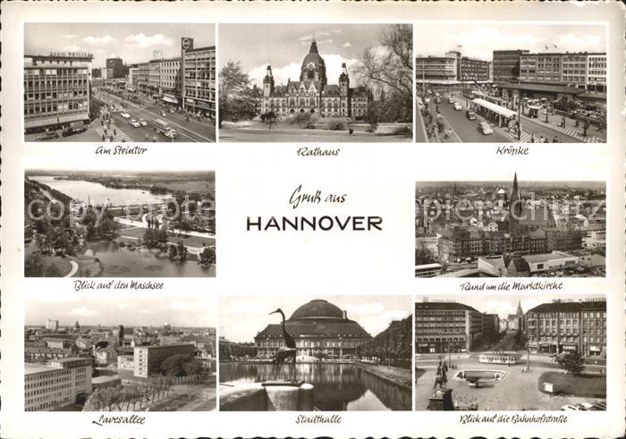 HANNOVER  CITY Rathaus Steintor Stadthalle