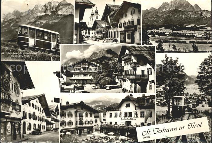 St Johann Tirol Bergbahn Ortspartie