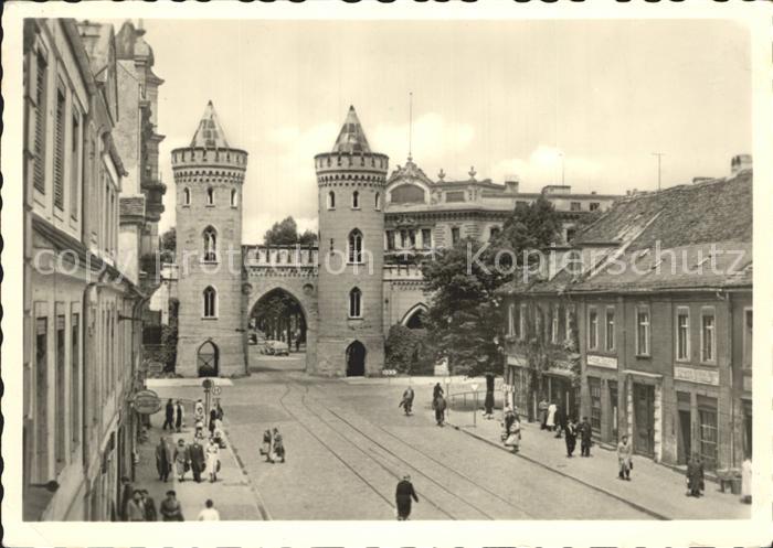 Potsdam Friederich Ebert Strasse mit Nauener Tor