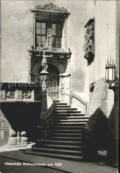 Goerlitz Sachsen Rathaustreppe von 1537