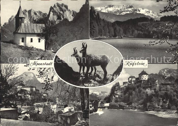 Kufstein Tirol Antonius Kapelle Hechtsee mit Pendling