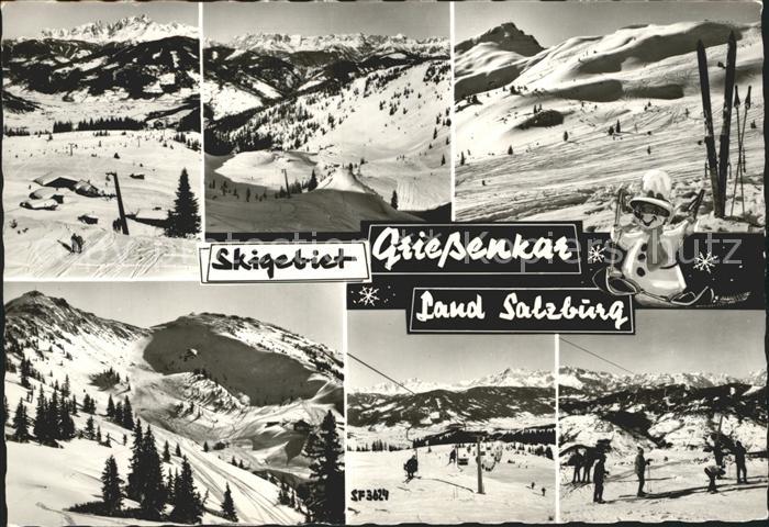 Salzburg Oesterreich Skigebiet Griessenkar