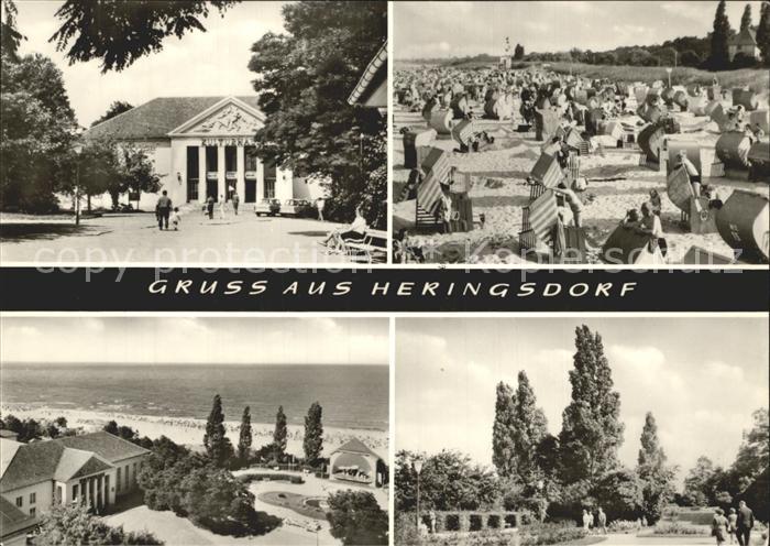 Heringsdorf Ostseebad Usedom Strand Kulturhaus
