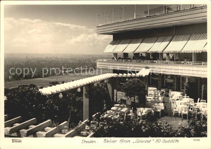 DRESDEN Elbe Weisser Hirsch Luisenhof Restaurant