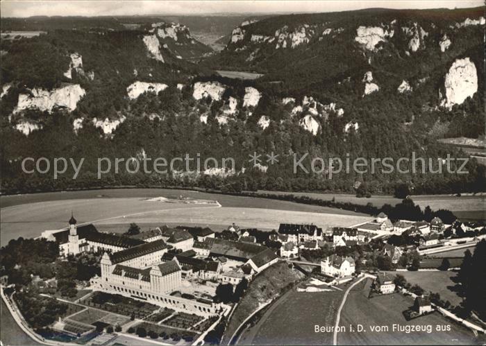 Beuron Donautal Fliegeraufnahme Erzabtei