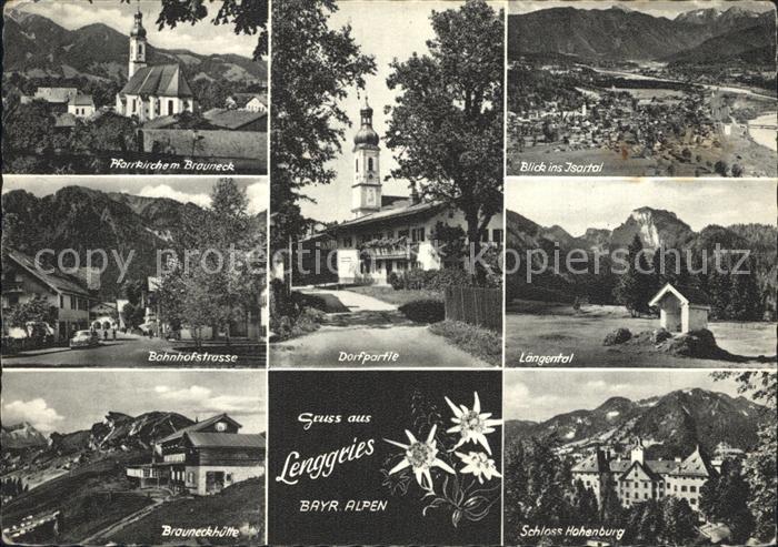 Lenggries Isartal Laengental Schlos-Hohenburg Braunerhuette