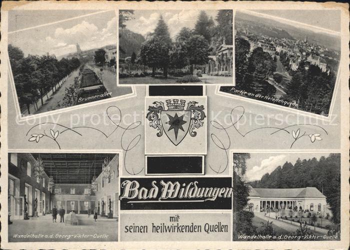 Bad Wildungen Brunnenallee Wandelhalle