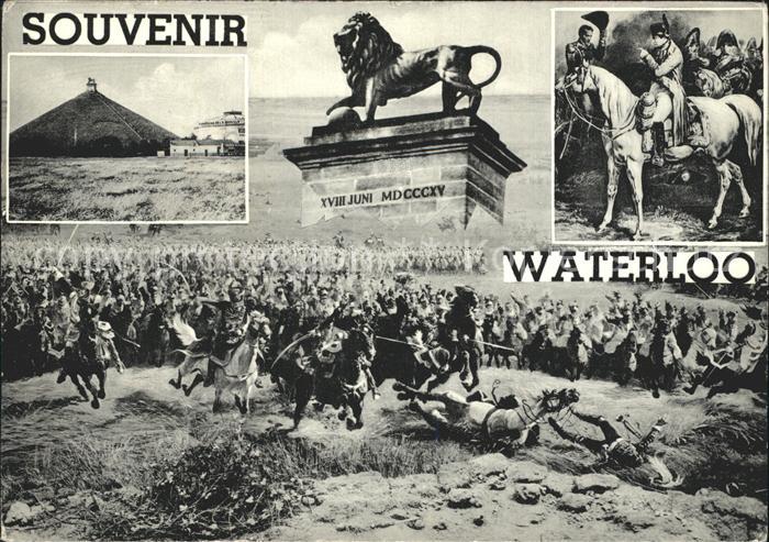 Waterloo Wallon Schlachtszene