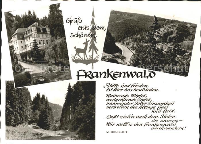 Bernstein Wald Gasthaus Pension Fels Frankenwald