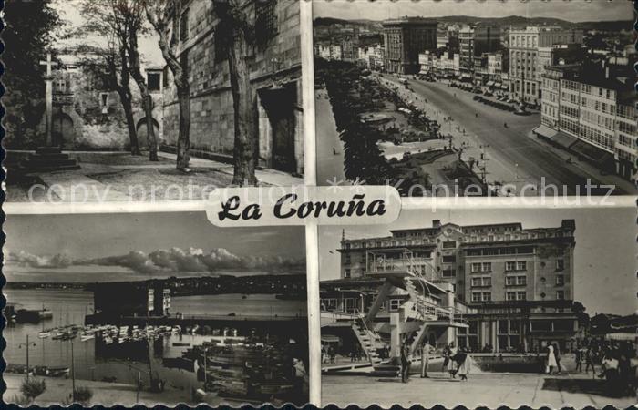 La Coruna Plazuela de Santa Barbara Avenida Real Club Nautico La Solana Hotel Fi