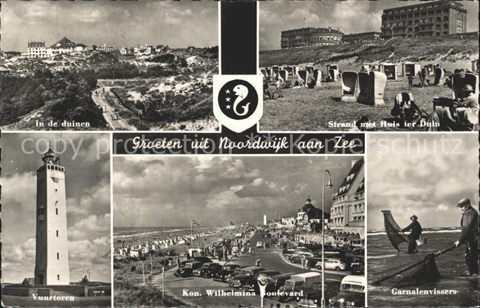 Noordwijk aan Zee  Duinen Strand Huis ter Duin Vuurtoren Kon Wilhelmina Boulevar