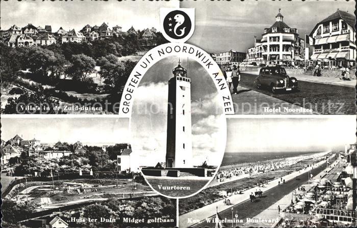 Noordwijk aan Zee  Villas Duinen Hotel Noordzee Huis ter Duin Midget Golfbaan Ko