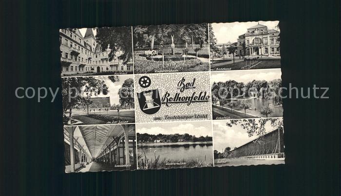 Bad Rothenfelde Kurhaus Brunnen Badehaus Teich Saline Klostermuehle Wandelhalle