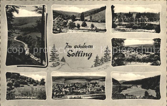 Dassel Solling Holzmindetal Lakenhaustal Neuhaus Sperbergtal Muehlenbergtal