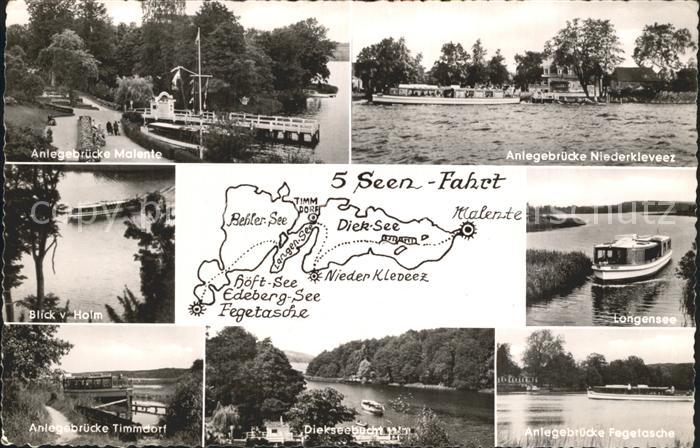 Malente-Gremsmuehlen 5 Seen Fahrt Anlegebruecke Langensee Diekseebucht Timmdorf