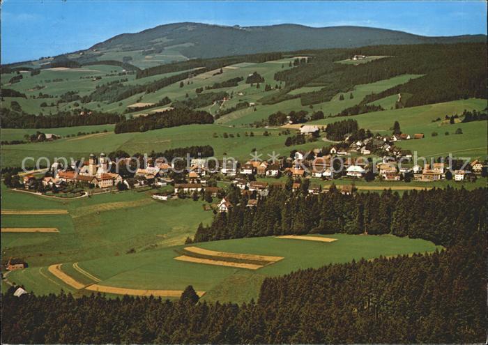 St Maergen Hoehenluftkurort Schwarzwald Fliegeraufnahme