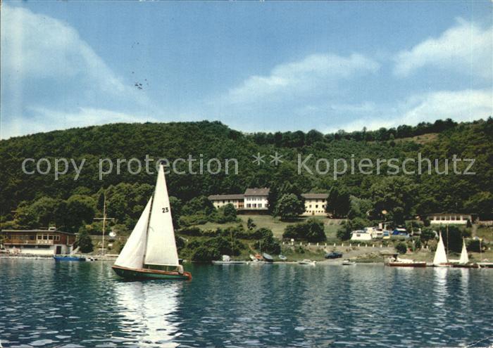 Waldeck Edersee Jugendherberge Segelboot
