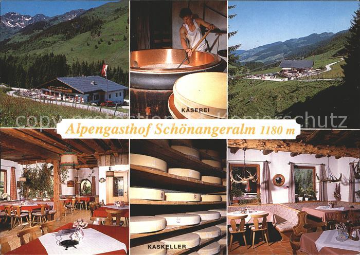 Auffach Alpengasthof Schoenangeralm Kaeserei