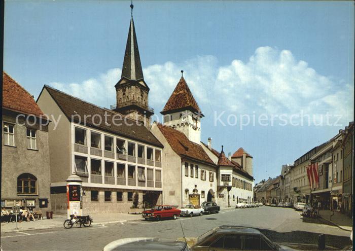 Marktredwitz Hauptstrasse mit altem Rathaus