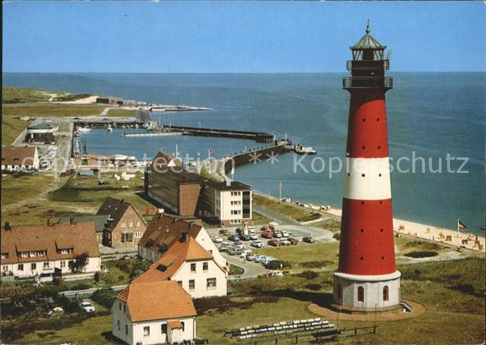 Hoernum Sylt Leuchtturm Hafen Nordseebad Fliegeraufnahme