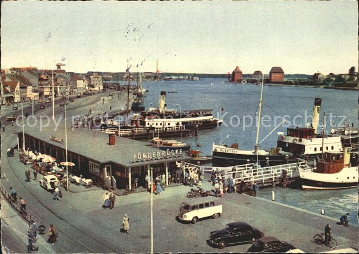 Flensburg Foerdebruecke Dampfer