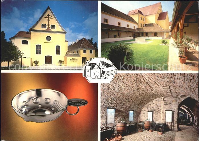 Stein Donau Weinkolleg Kloster Kreuzgang Weinkostschale Weinkostkeller
