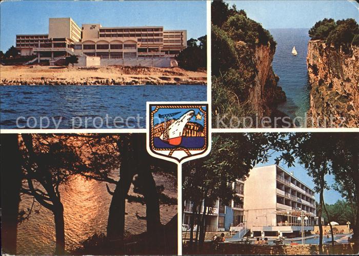 Pola Pula Croatia Hotel Brioni Park Abendstimmung Felsen