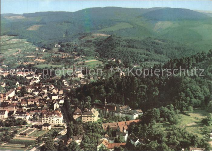 BADEN-BADEN BW Zisterzienserinnen Abtei Lichtenthal Kloster Fliegeraufnahme