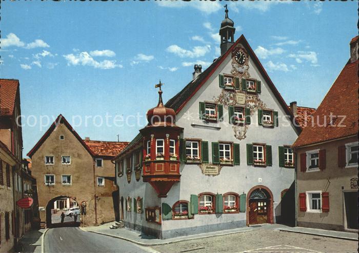 Graefenberg Oberfranken Rathaus Erker Tor Fraenkische Schweiz