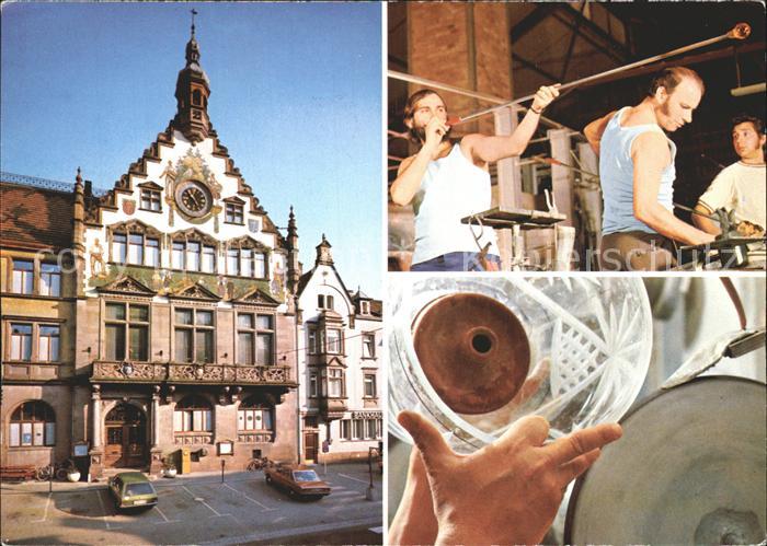 Wolfach Barthmann cristall Dorotheenhuette Glasmacher Glasschleifer Handwerk Rat