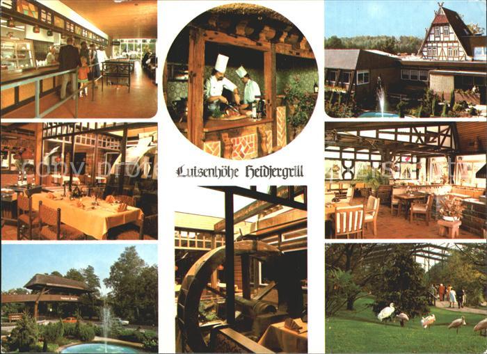 Walsrode Lueneburger Heide Luisenhoehe Heidjergrill am Vogelpark Forellenlokal