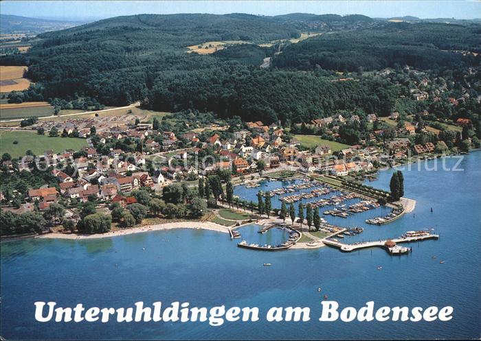 Unteruhldingen Bodensee Hafen Fliegeraufnahme