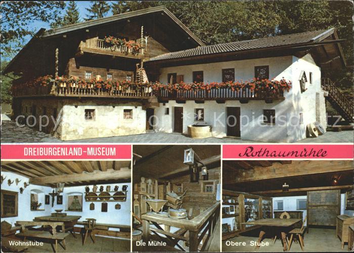 Tittling Ferienhotel Dreiburgensee Dreiburgenland Museum Rothaumuehle Deutscher