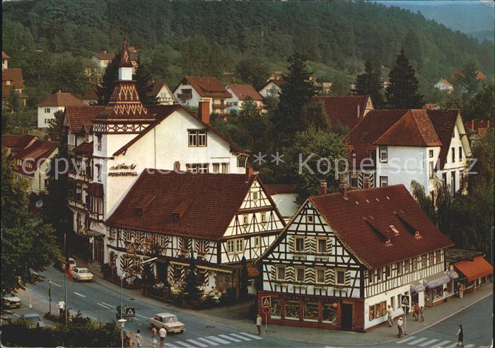 Bad Herrenalb Moench's Posthotel Historische Klosterschaenke Drogerie Fachwerkha