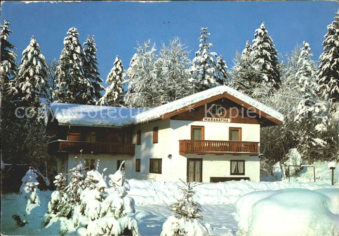 Bad Heilbrunn Ferienheim Maranatha Winterpanorama