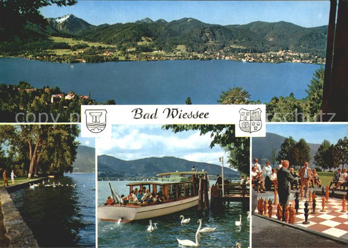 Bad Wiessee Panorama Tegernsee Kurpromenade Bodenschach Kurpark Schwaene Ausflug