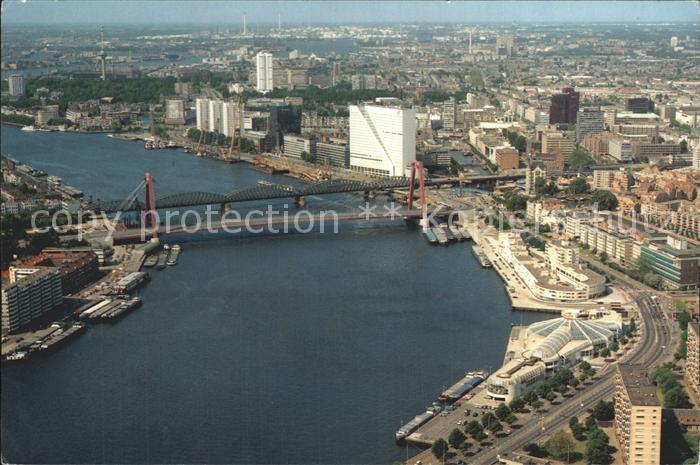 Rotterdam Rhein Bruecke Fliegeraufnahme