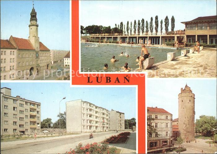 Luban Rathaus Freibad Turm Wohnblock