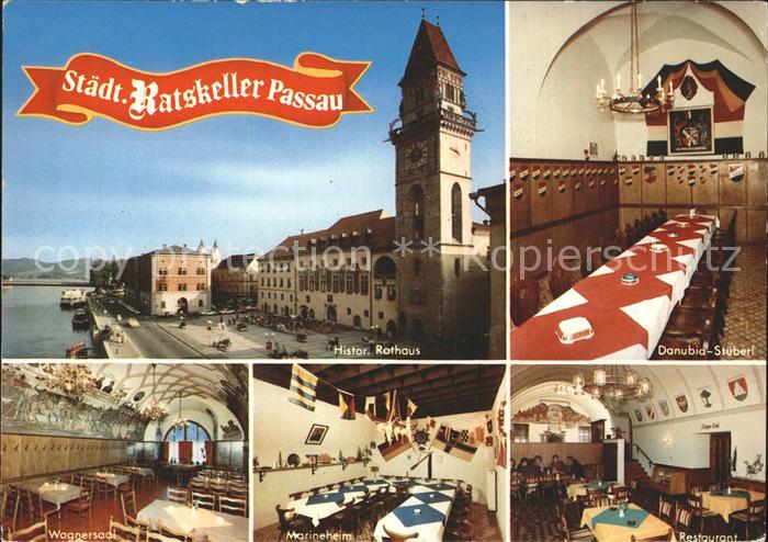 PAssAU Bayern Historischer Ratskeller im Rathaus Restaurant Historisches Rathaus