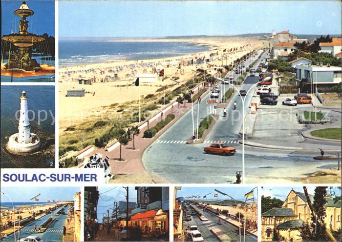Soulac-sur-Mer Fontaine Phare de Cordouan Plage Notre Dame Rue Cote Aquitaine