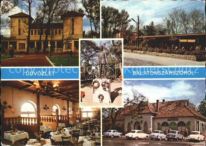 Balatonszarszo Hotel Restaurant Denkmal Statue